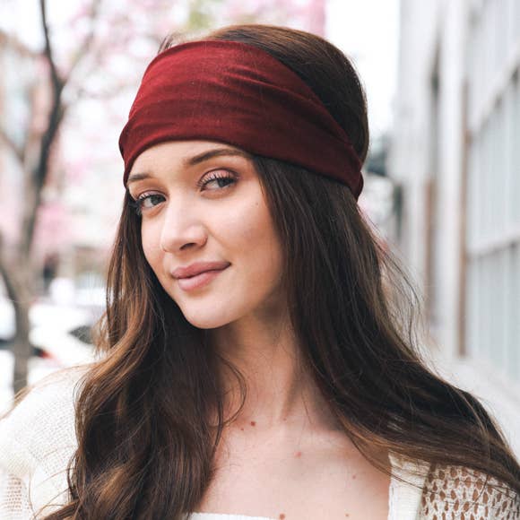 Comfort Meets Fashion: Wide Elastic Headband in Many Colors