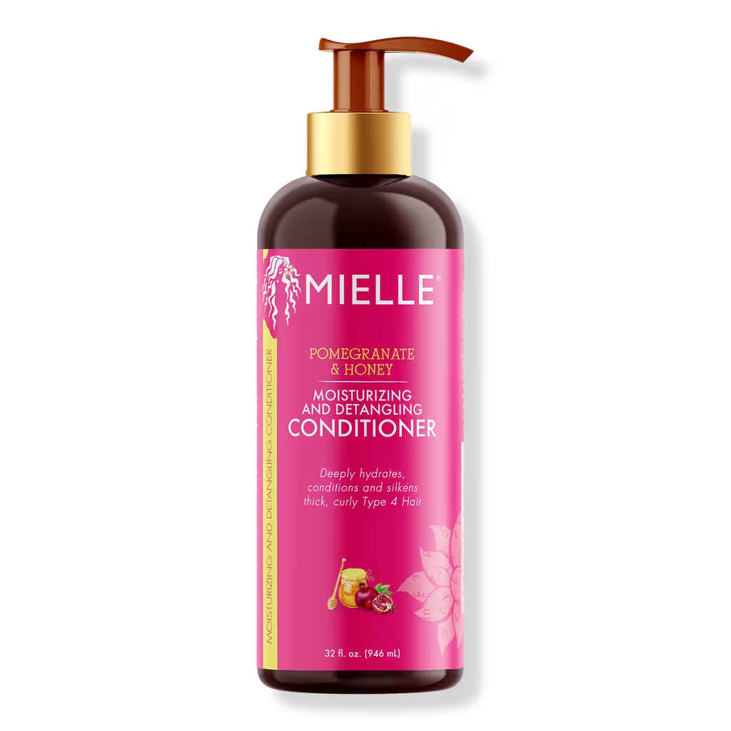 Mielle Organics Pomegranate & Honey Moisturizing & Detangling Conditioner – Hydrating Curl Conditioner, 12 oz
