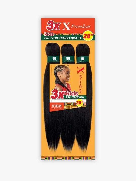 Sensationnel African Collection Kids Jumbo Braids – Pre-Stretched X-Pression Hair
