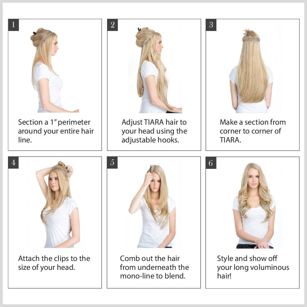 Hair Couture Neophilia Tiara Invisible Wire Remy Extensions