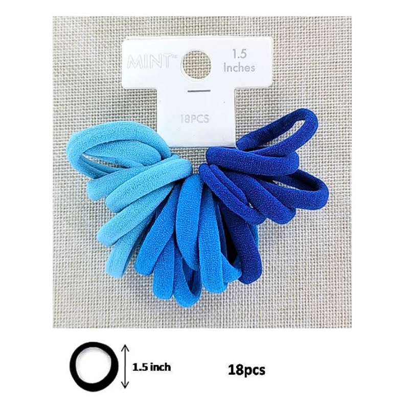Seamless Nylon Hair Tie 18 Pce Set