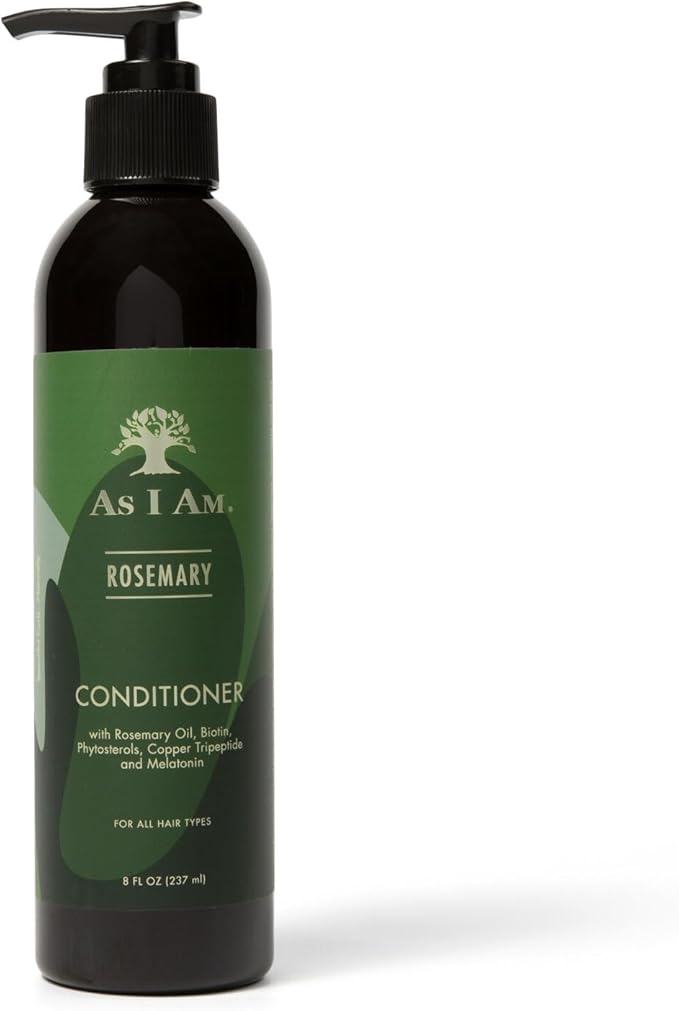 As I Am Rosemary Conditioner – 8 oz | Strengthening & Hydrating Hair Moisturizer
