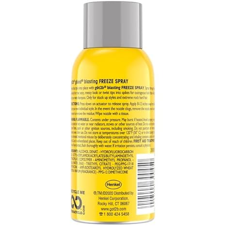 Got2b Glued Freeze Spray 2oz - Maximum Hold & Frizz Control