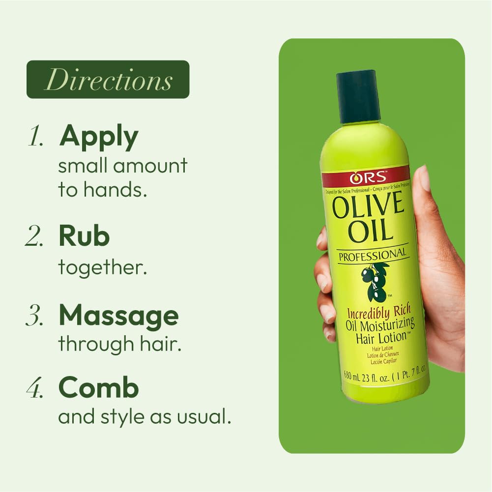 ORS Professional Oil Moisturizing Lotion - Hydrating Hair & Scalp Lotion.
