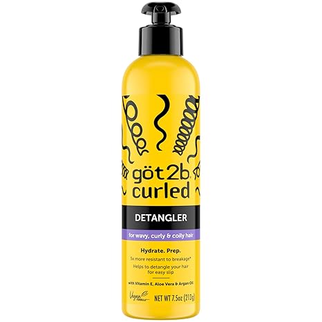 Got2b Curled Detangler - Hydrate & Prep 7.5 oz / 213 g for Soft, Manageable Curls