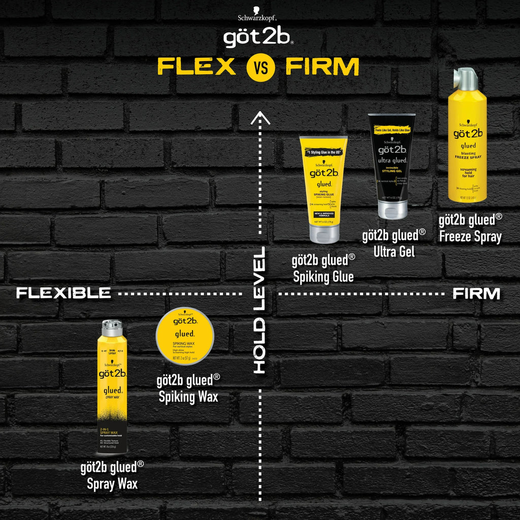 Got2b Glued Freeze Spray 12oz - Maximum Hold & Long-Lasting Frizz Control