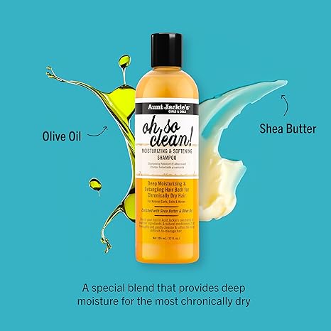 Aunt Jackie’s Curl La La Instant Detangling Therapy, 16 fl oz Moisturizing Hair Detangler for Curly Hair
