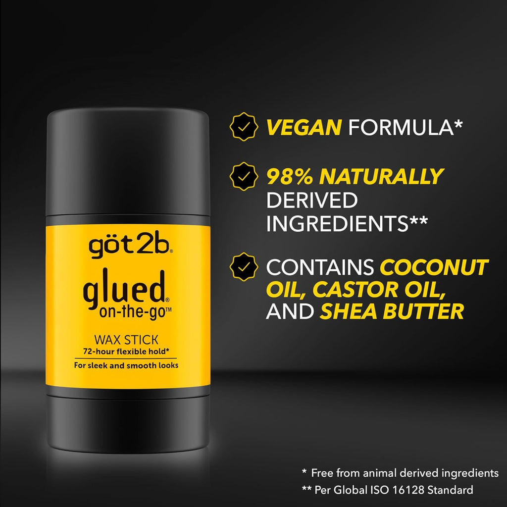 Got2b Glued On-The-Go Wax Stick - 1.8 oz / 50 g Maximum Hold Hair Wax