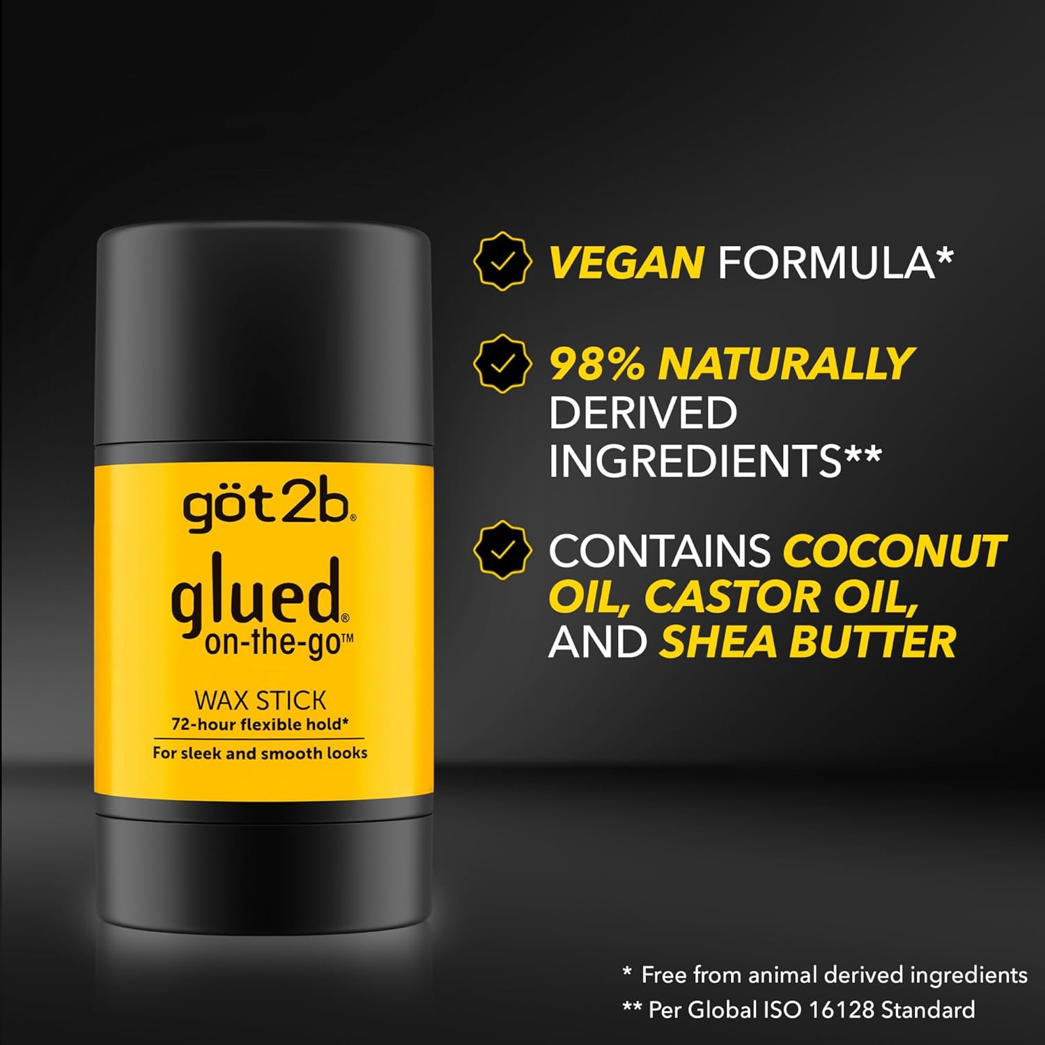 Got2b Glued On-The-Go Wax Stick - 1.8 oz / 50 g Maximum Hold Hair Wax
