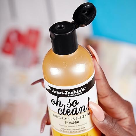 Aunt Jackie’s Curl La La Instant Detangling Therapy, 16 fl oz Moisturizing Hair Detangler for Curly Hair