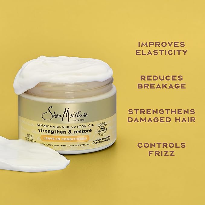 Shea Moisture Jamaican Black Castor Oil Strength & Restore Smoothie - 11.5 FL oz Hair Treatment