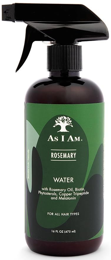 AS I AM Rosemary Rice Water, 16 fl oz Hydrating Hair Treatment for Strength & Growth