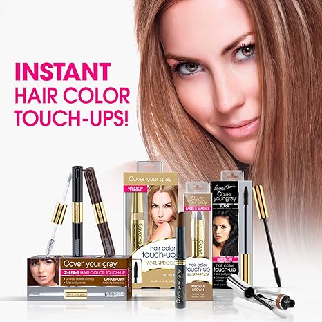 CYG Fill-In Powder [Black] - Hair Touch-Up Powder for Thinning & Sparse Areas