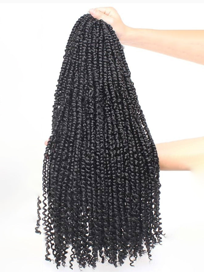 22" Passion Twist Hair Extensions – Lightweight & Natural-Looking Braiding Hair