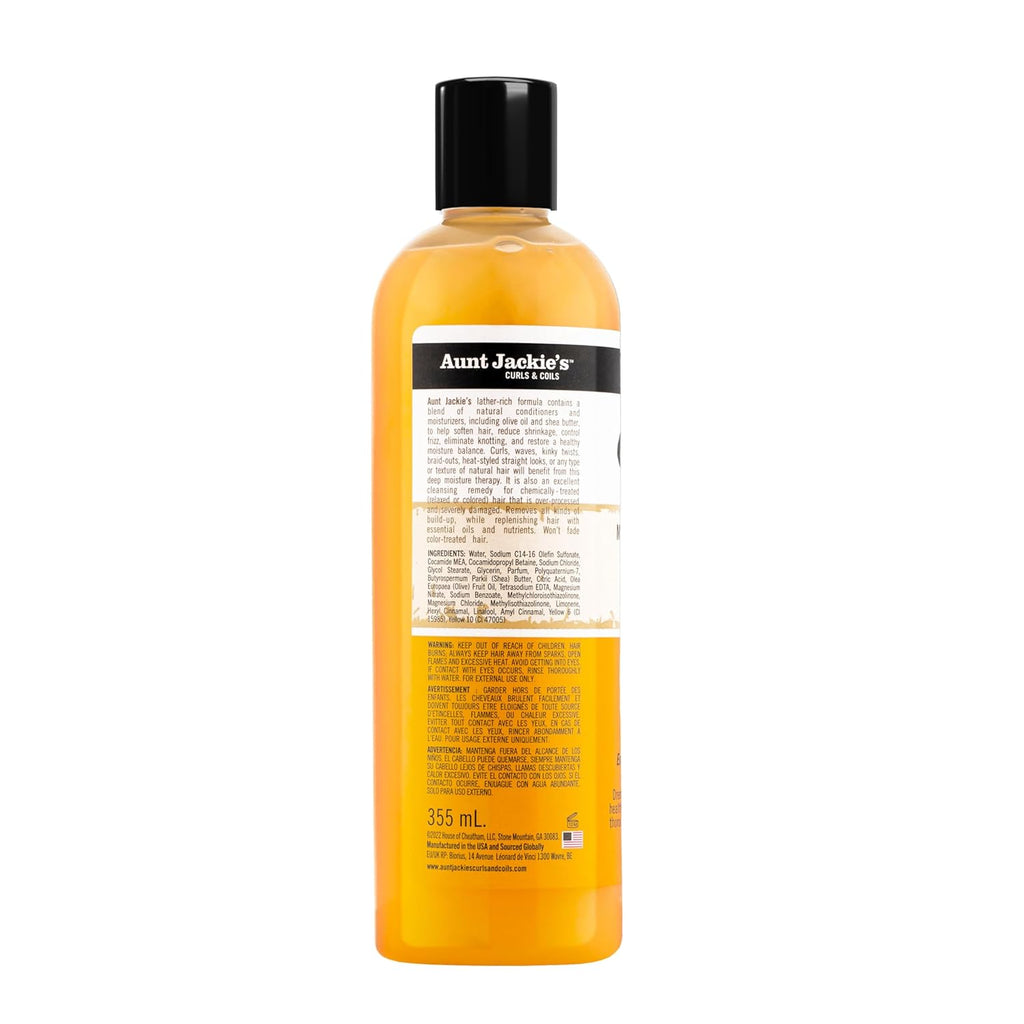 Aunt Jackie’s Curl La La Instant Detangling Therapy, 16 fl oz Moisturizing Hair Detangler for Curly Hair
