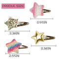 Hair Accessory Snap Clips 8 Pieces – Metal Snap Hair Barrettes for Women & Girls Everyday Styling
