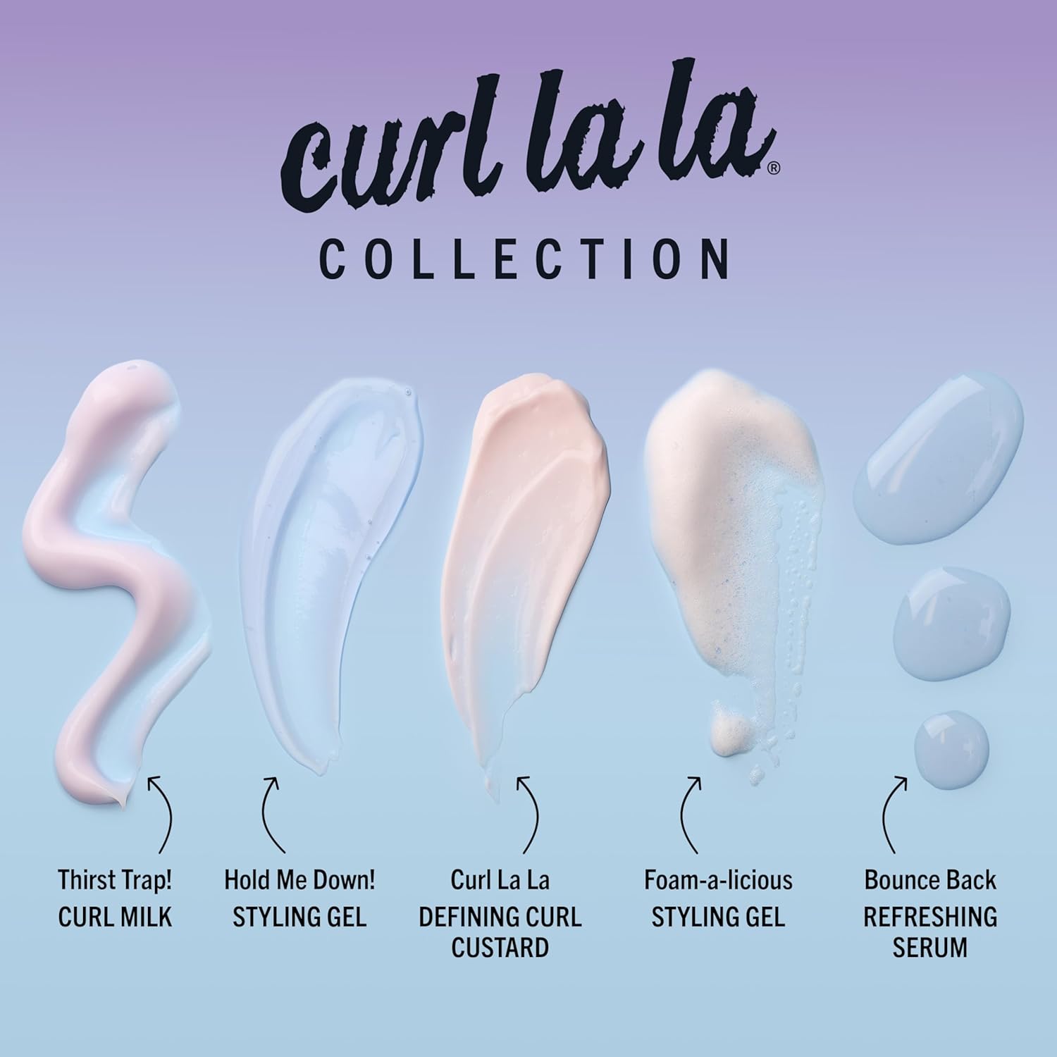 Aunt Jackie’s Curl La La Curl Milk, 12 fl oz Moisturizing Curl Enhancer for Defined Curls