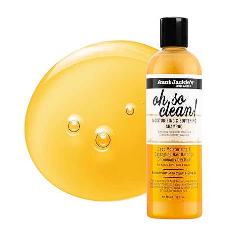 Aunt Jackie’s Curl La La Instant Detangling Therapy, 16 fl oz Moisturizing Hair Detangler for Curly Hair