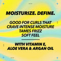 Got2b Curled Styling Cream – 6 oz with Vitamin E, Aloe Vera & Argan Oil for Defined Curls