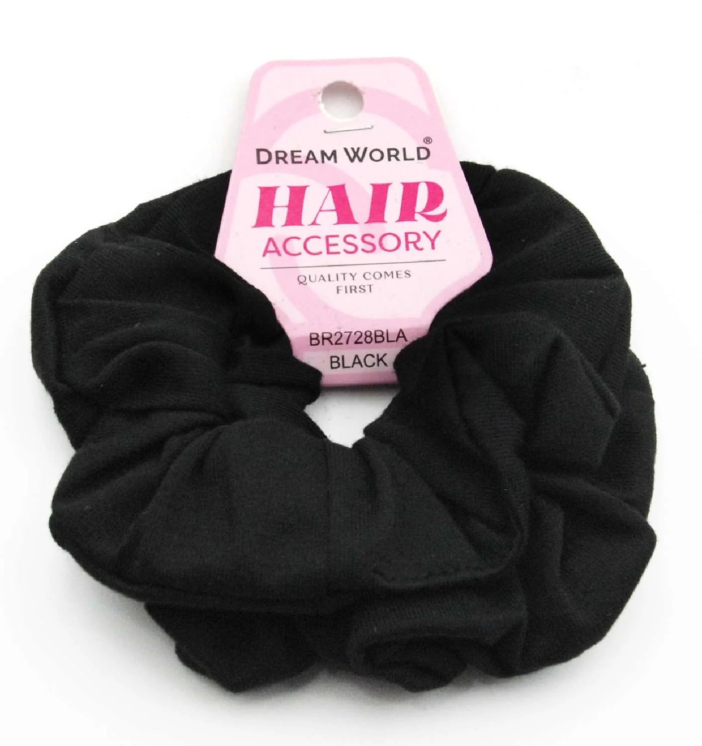 HAIR SCRUNCH 2PC BLACK