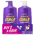 Aussie Miracle Curls Shampoo with Coconut Oil, 26.2 fl oz Moisturizing Shampoo for Curly Hair
