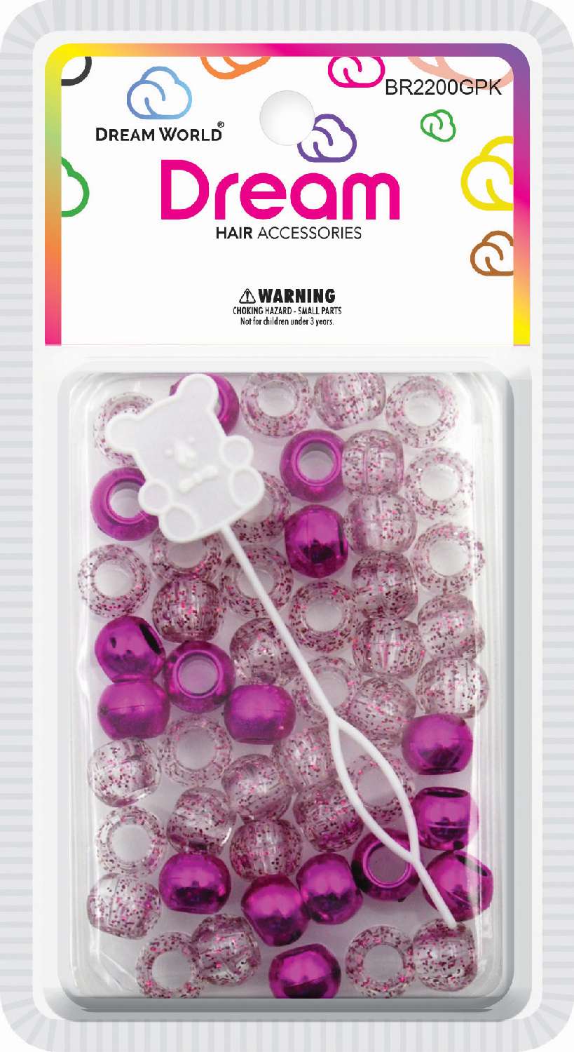 12mm Dream Beads – 60PC Round Craft Beads for Jewelry Making & DIY Projects