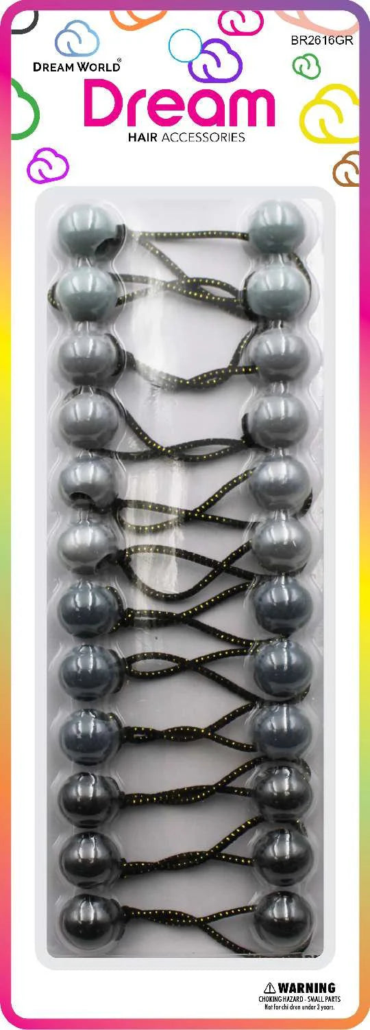Dream 16MM Perm Rods – Grey Mix | Professional Hair Curling Rollers