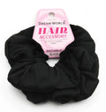 Dream Hair Scrunchies 2PC – Black | Soft Elastic Hair Ties for Women & Girls