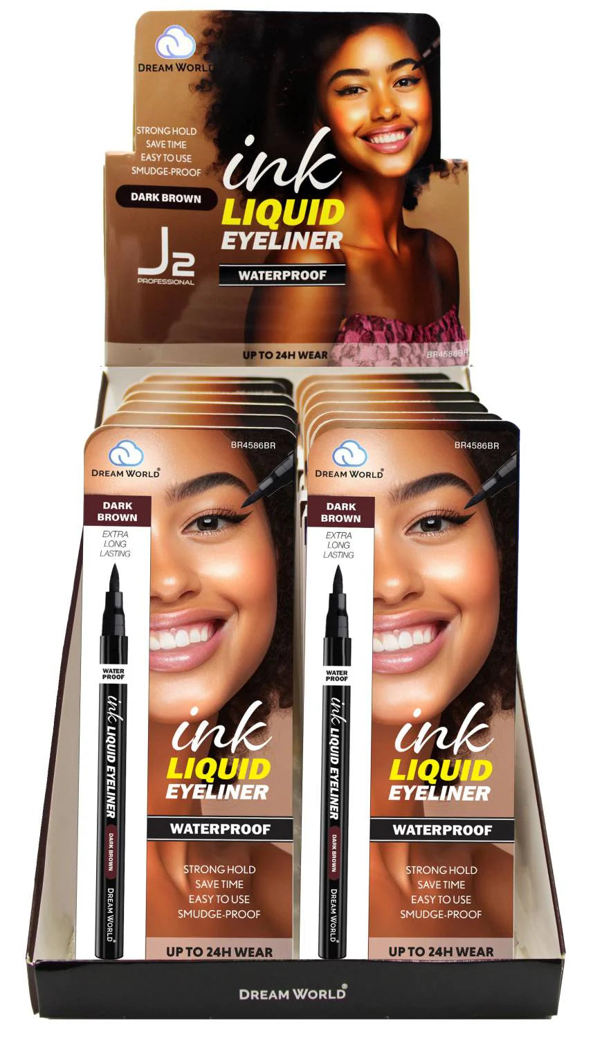 Brown Liquid Eyeliner Ink – Precision Waterproof Eye Liner Pen