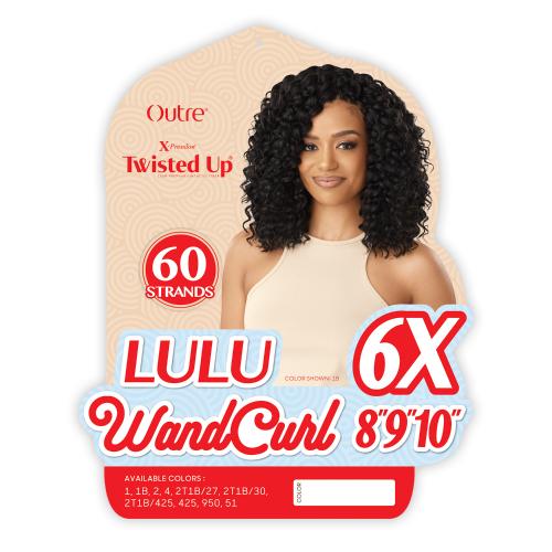 X-pression – Twisted Up – Lulu Wandcurl 8″ 9″ 10″ 6x