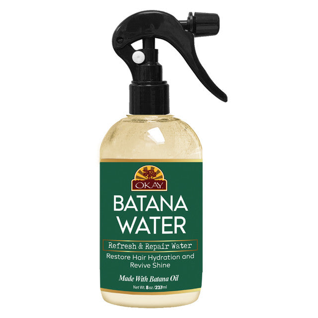 OKAY Batana Water – 8 oz | Refresh & Repair Hair Hydration Spray with Batana Oil for Shine & Moisture