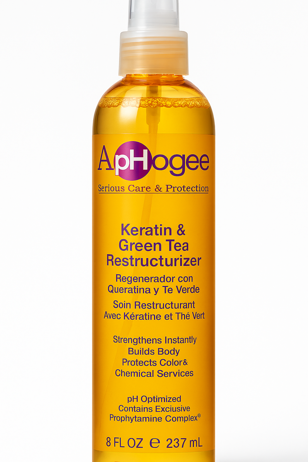 ApHogee Keratin & Green Tea Restructurizer – Strengthening Leave-In Hair Treatment