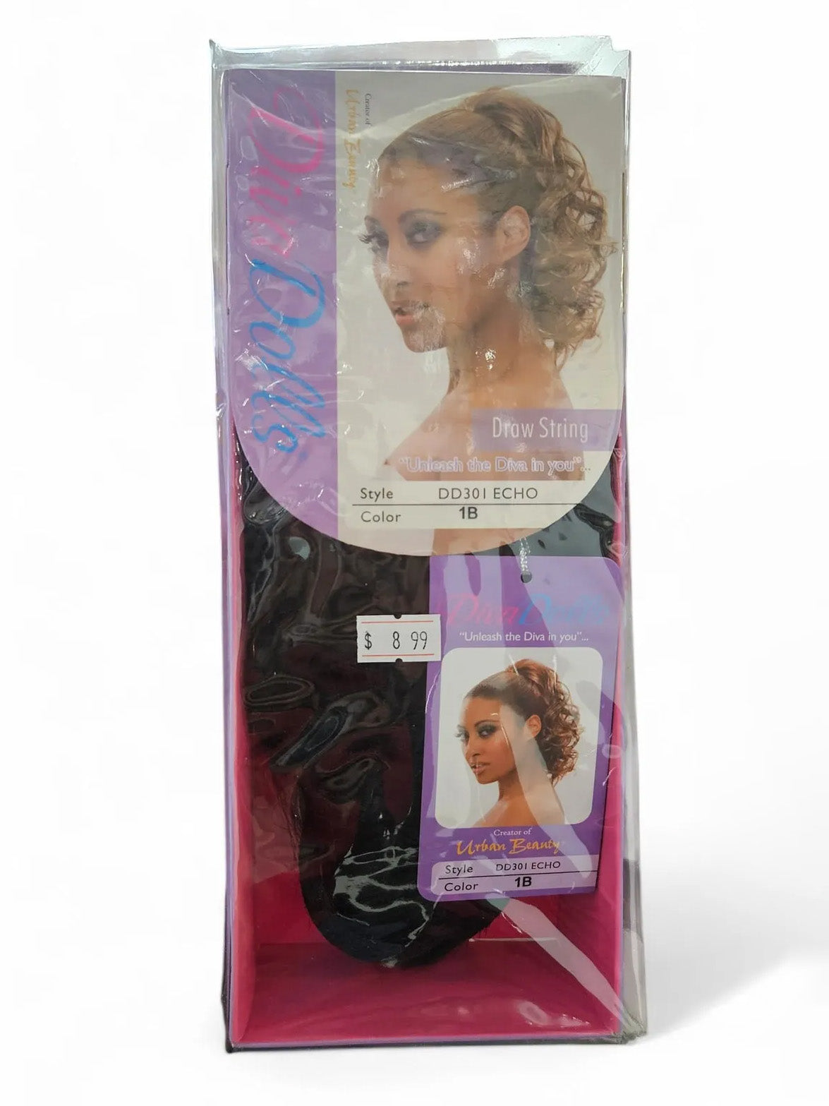 Diva Dolls Drawstring Ponytail – Color 2 Dark Brown Hair Extension