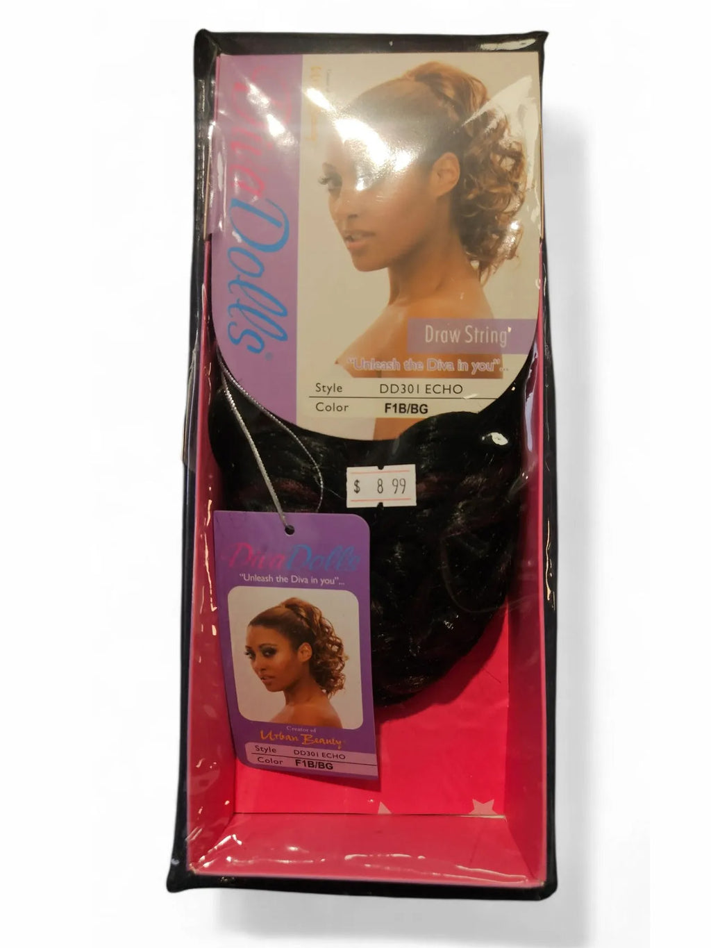Diva Dolls Drawstring Ponytail – Color 2 Dark Brown Hair Extension