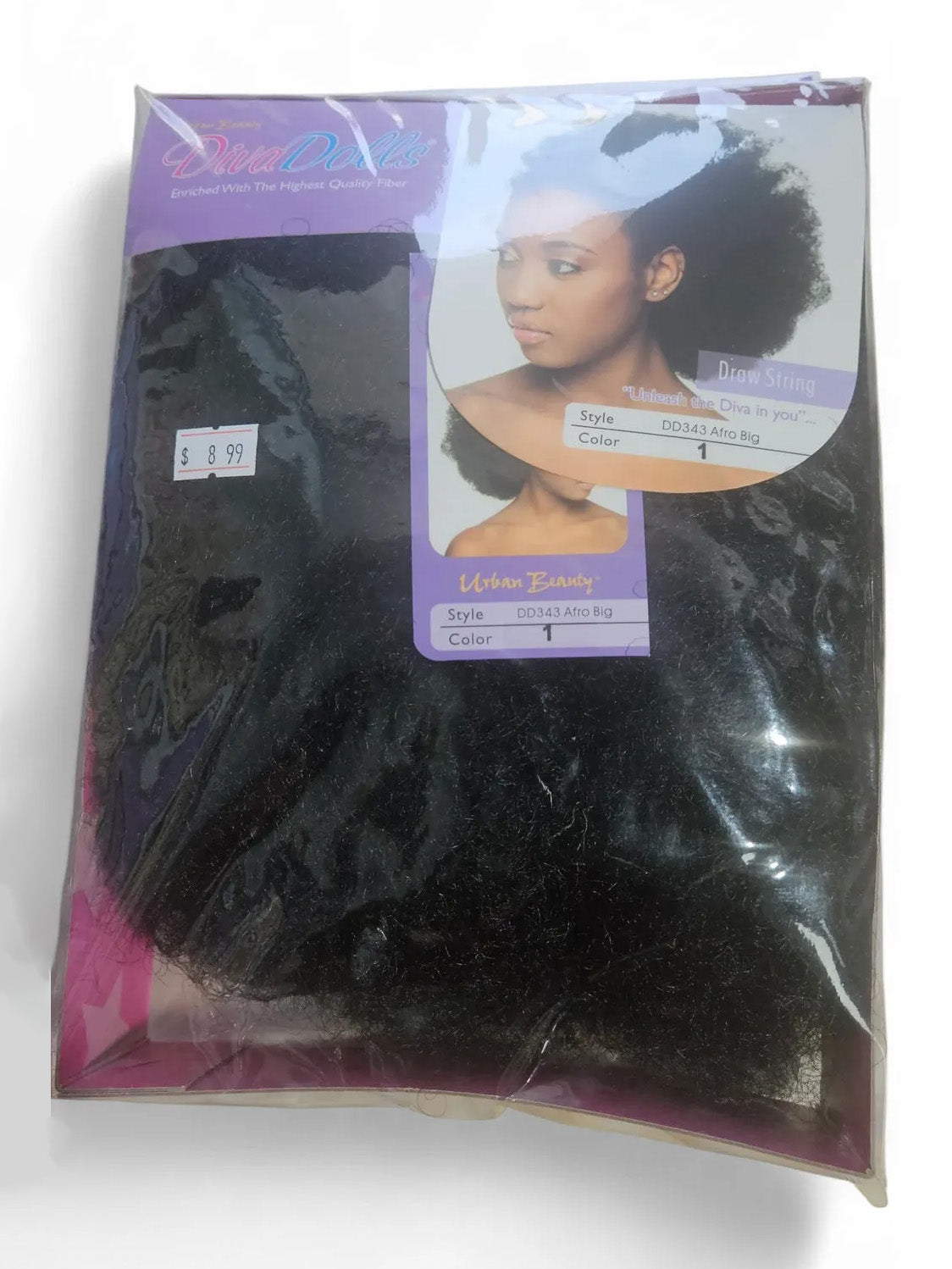 Diva Dolls Drawstring Ponytail – Color 2 Dark Brown Hair Extension