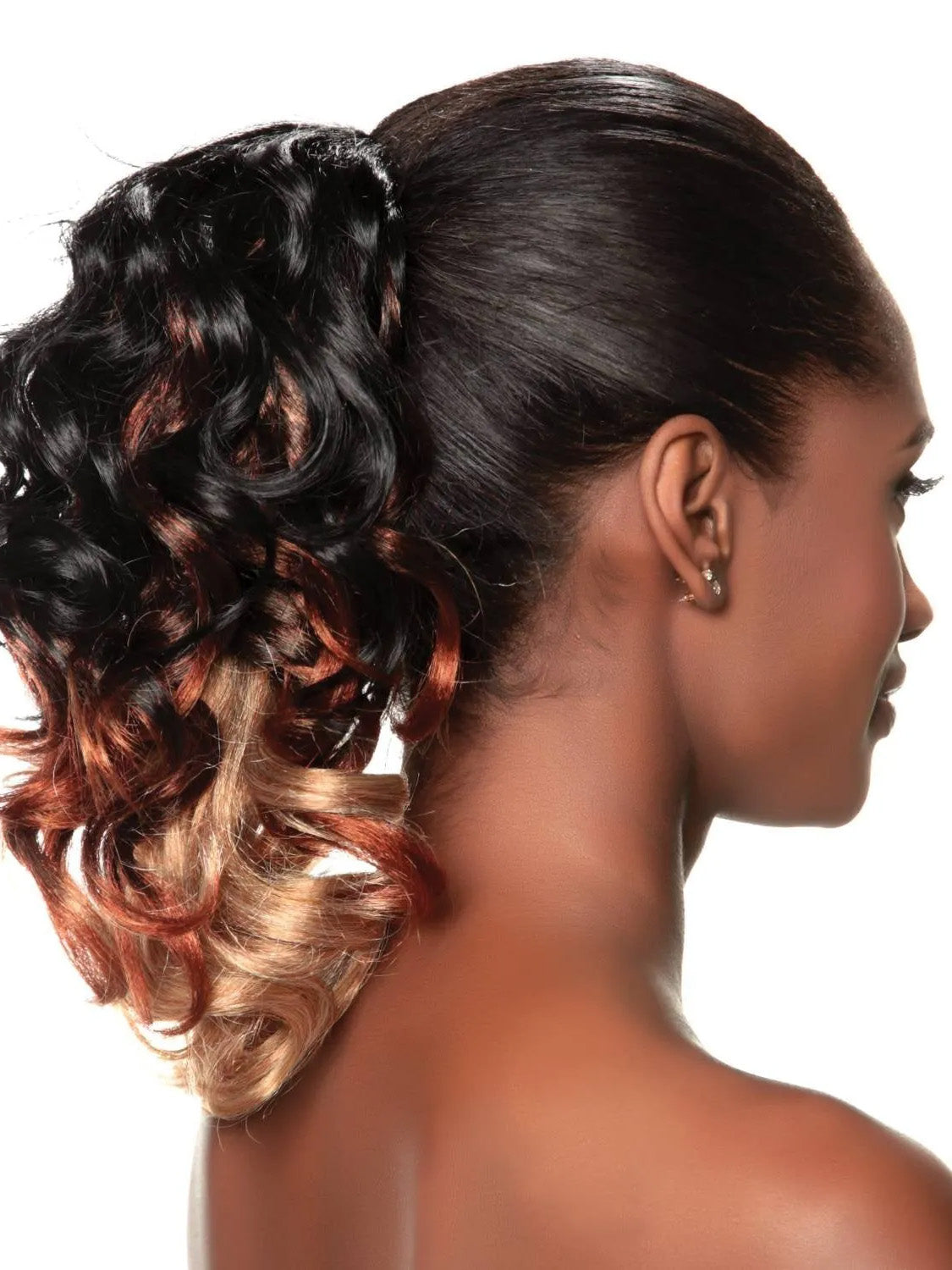 Diva Dolls Drawstring Ponytail M – Color 1 Jet Black Hair Extension
