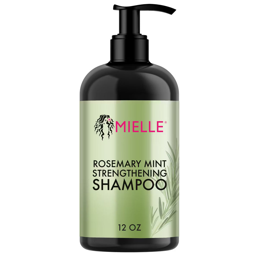 Mielle Rosemary Mint Strengthening Shampoo – 12 oz | Biotin‑Infused Growth & Strengthening Shampoo
