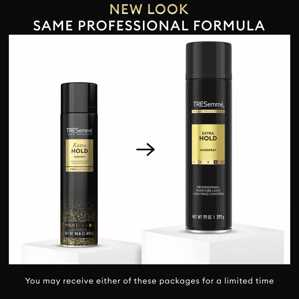 TRESemmé Extra Hold Hairspray – 24‑Hour Frizz Control (11 oz)