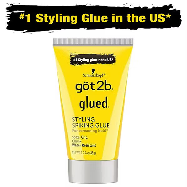 Got2b Glued Styling Spiking Glue - 1.25 oz / 35 g Maximum Hold Hair Gel