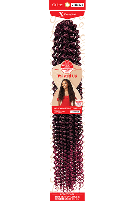 X-Pression – Twisted Up – Passion Butterfly Curl 20″