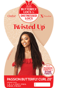 X-Pression – Twisted Up – Passion Butterfly Curl 20″