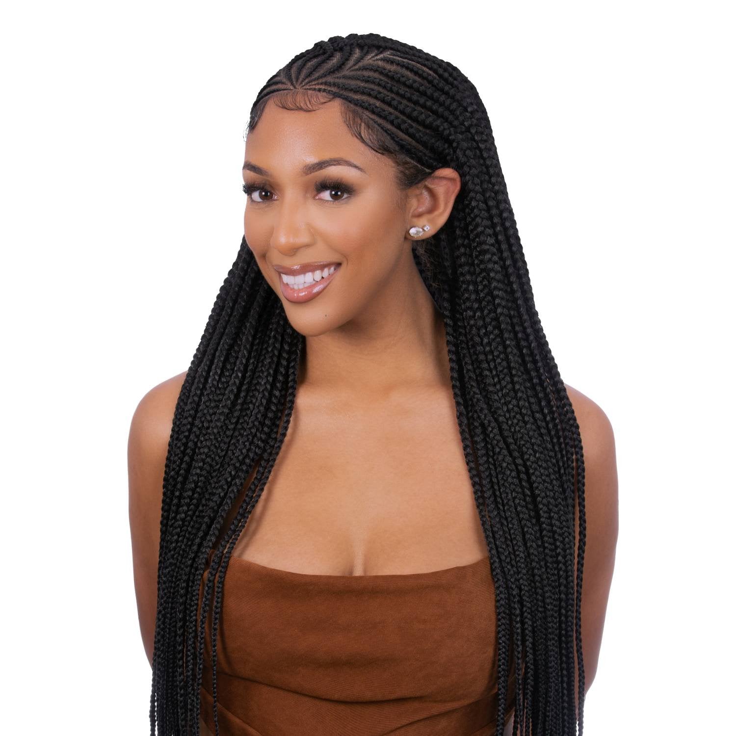 CRISS CROSS (W4) Cornrow Lace WIG