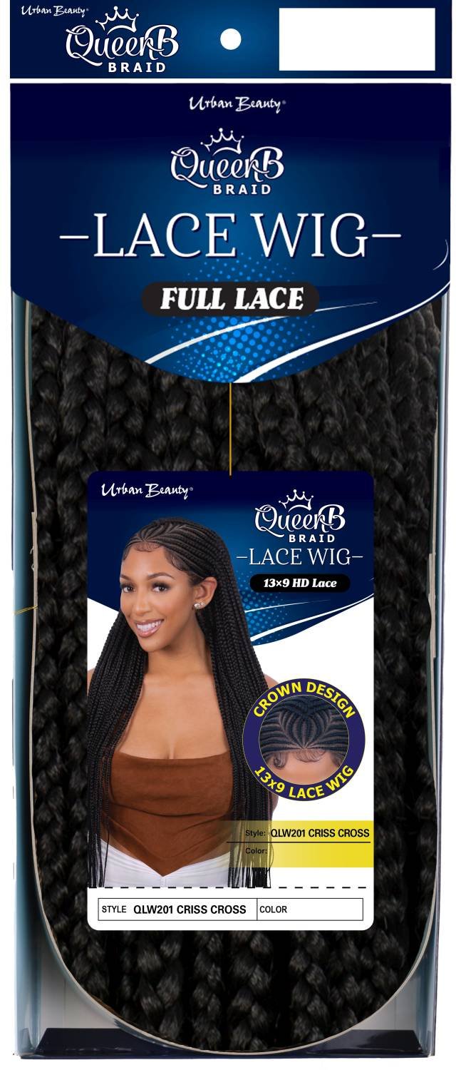 CRISS CROSS (W4) Cornrow Lace WIG