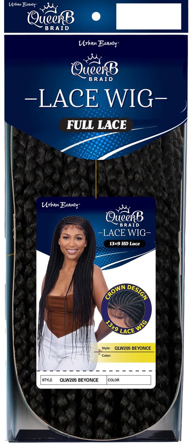 Beyonce W29 Cornrow Braided Lace Wig – Long, Natural-Look Protective Style