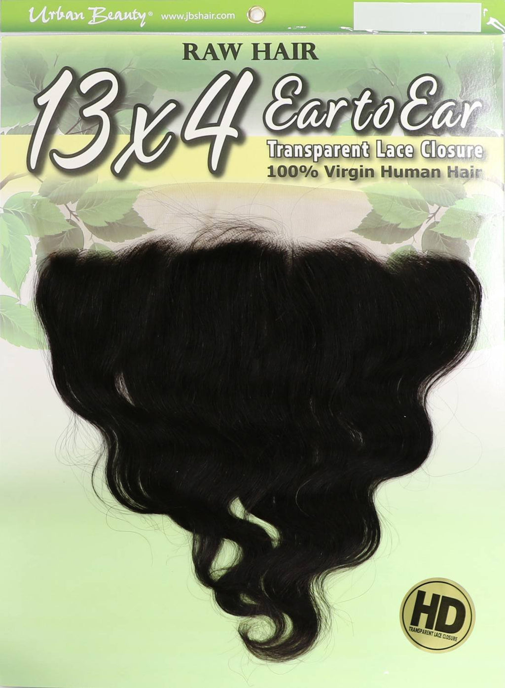Full Frontal Transparent Lace 13x4 Closure – Raw Unprocessed Human Hair Body Wave