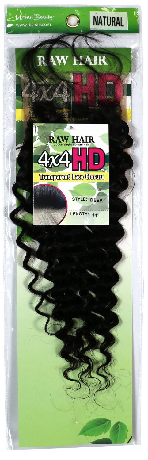 HH RAW HD CLOSURE DEEP/W #NAT