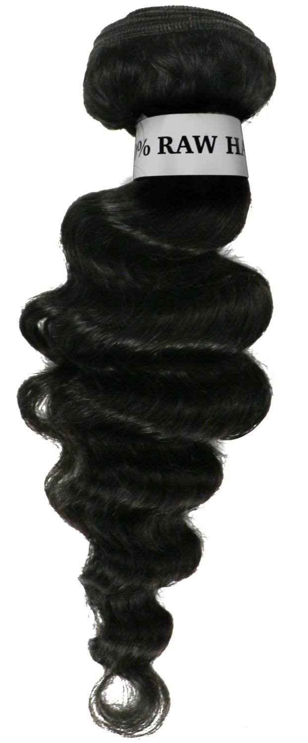 Virgin Raw Human Hair Deep Wave Bundles – Natural & Voluminous