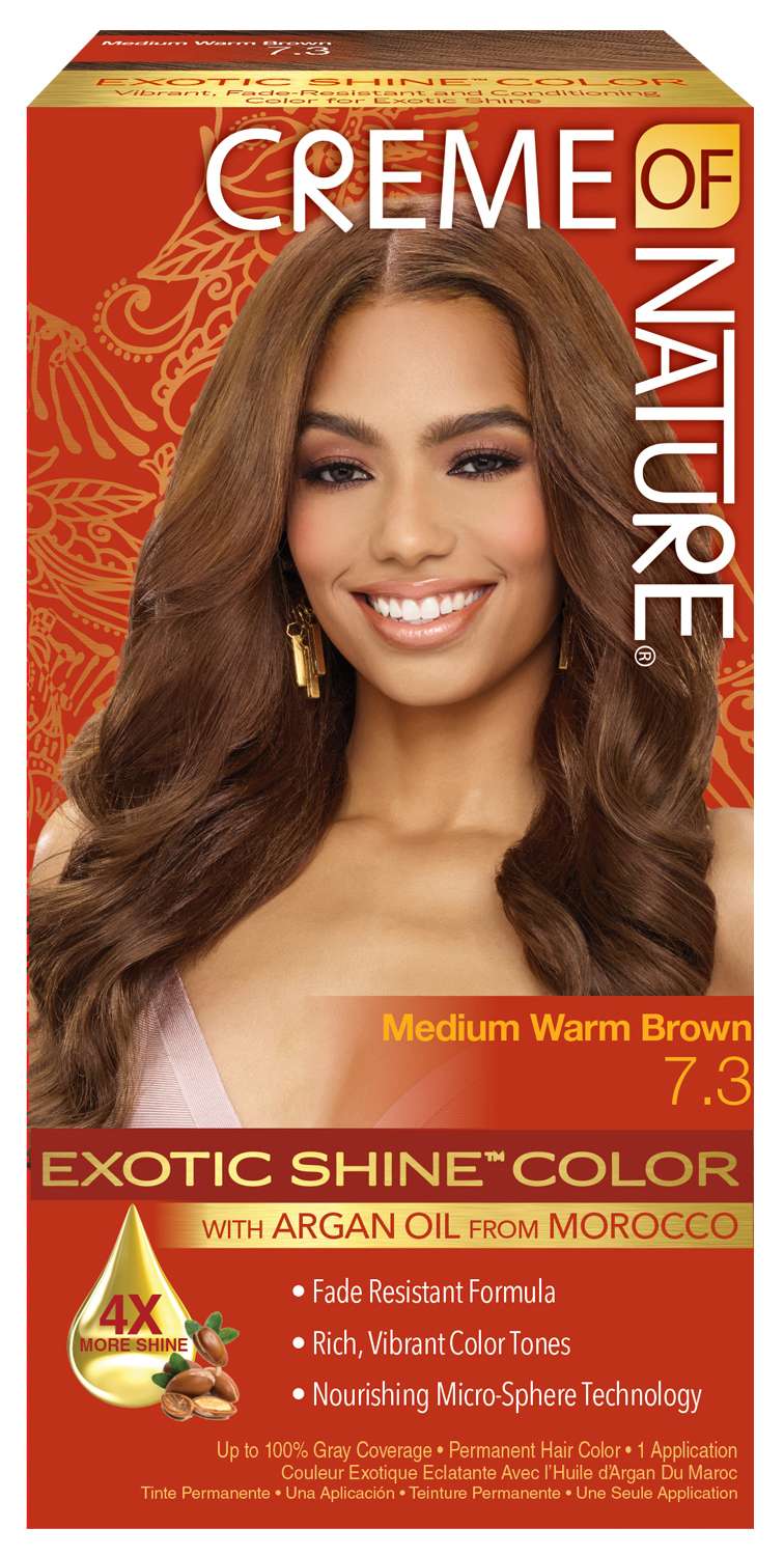 Creme of Nature Exotic Shine™ Color – Permanent Hair Color with Argan Oil