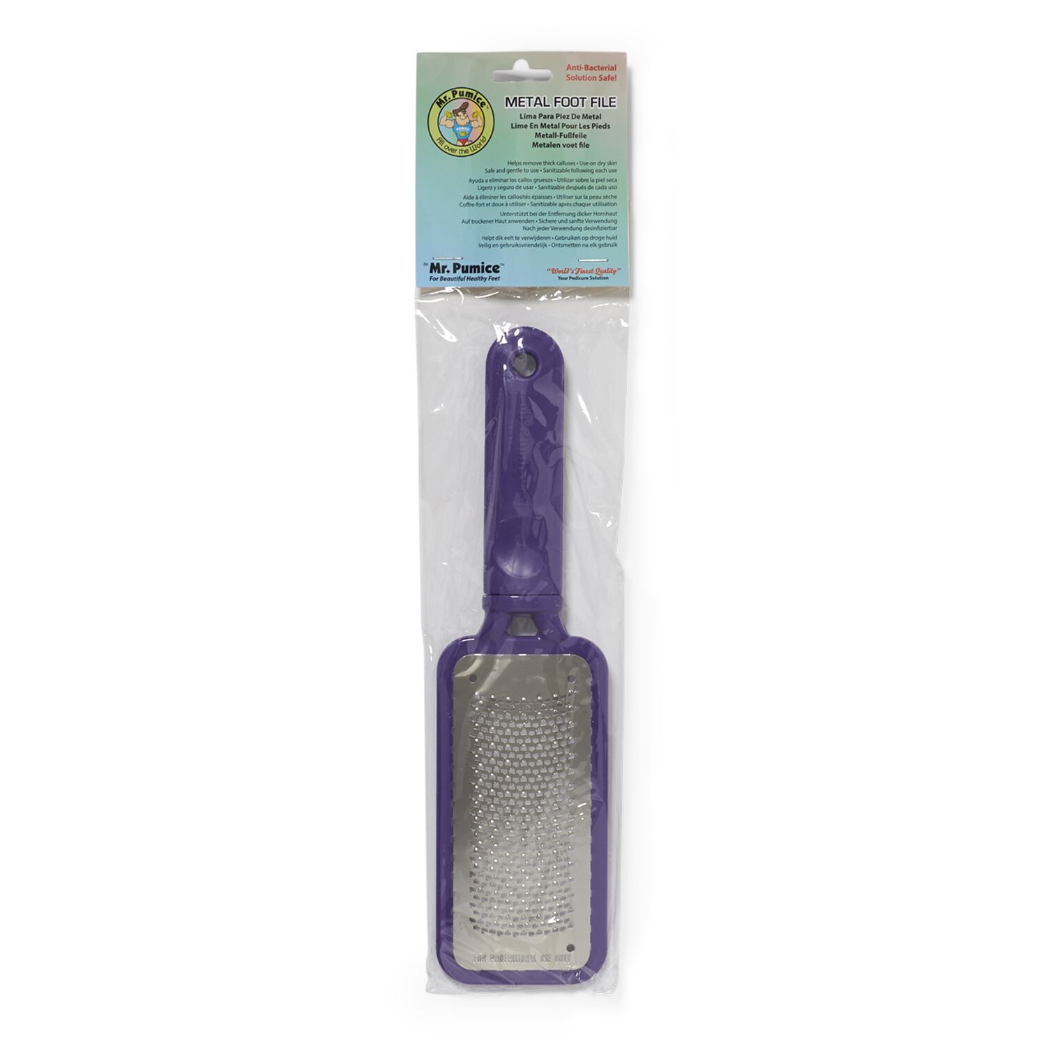 MR. PUMICE METAL FOOT FILE PURPLE