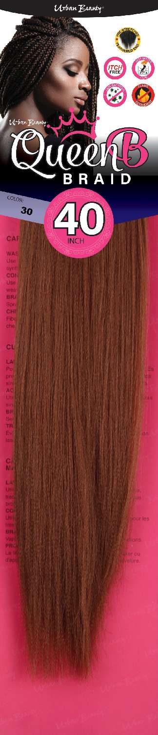 QUEEN B 40 Pre-stretched Hair